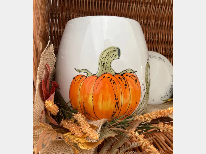 Large Pumpkin Cookie Jar